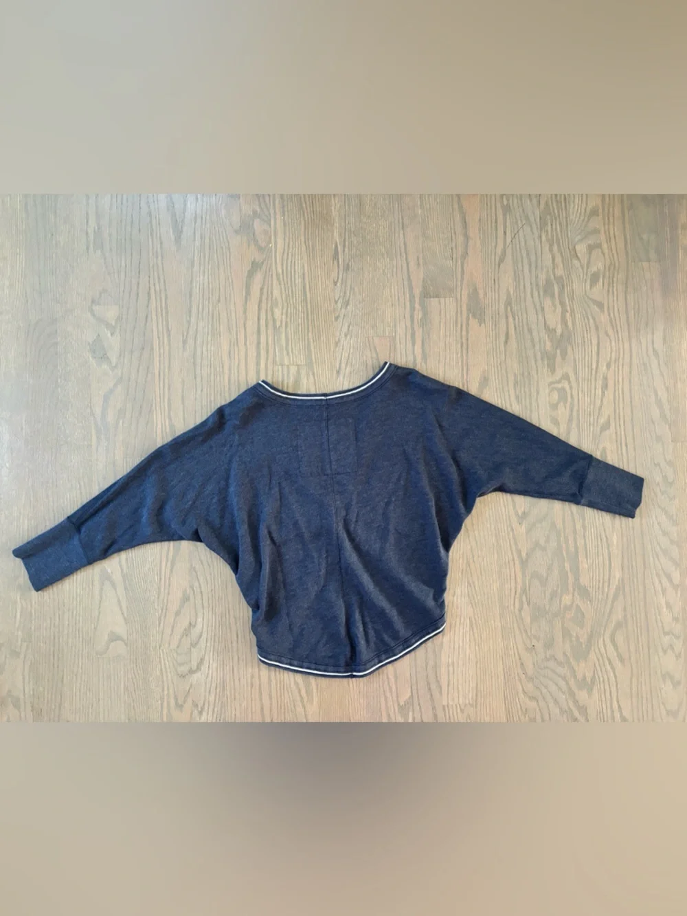 Vintage Y2K Abercrombie & Fitch blue cropped shrug cardigan dolman sleeves small